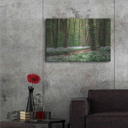 Luxe Metal Art 'White Carpet' by Martin Podt, Metal Wall Art,36x24