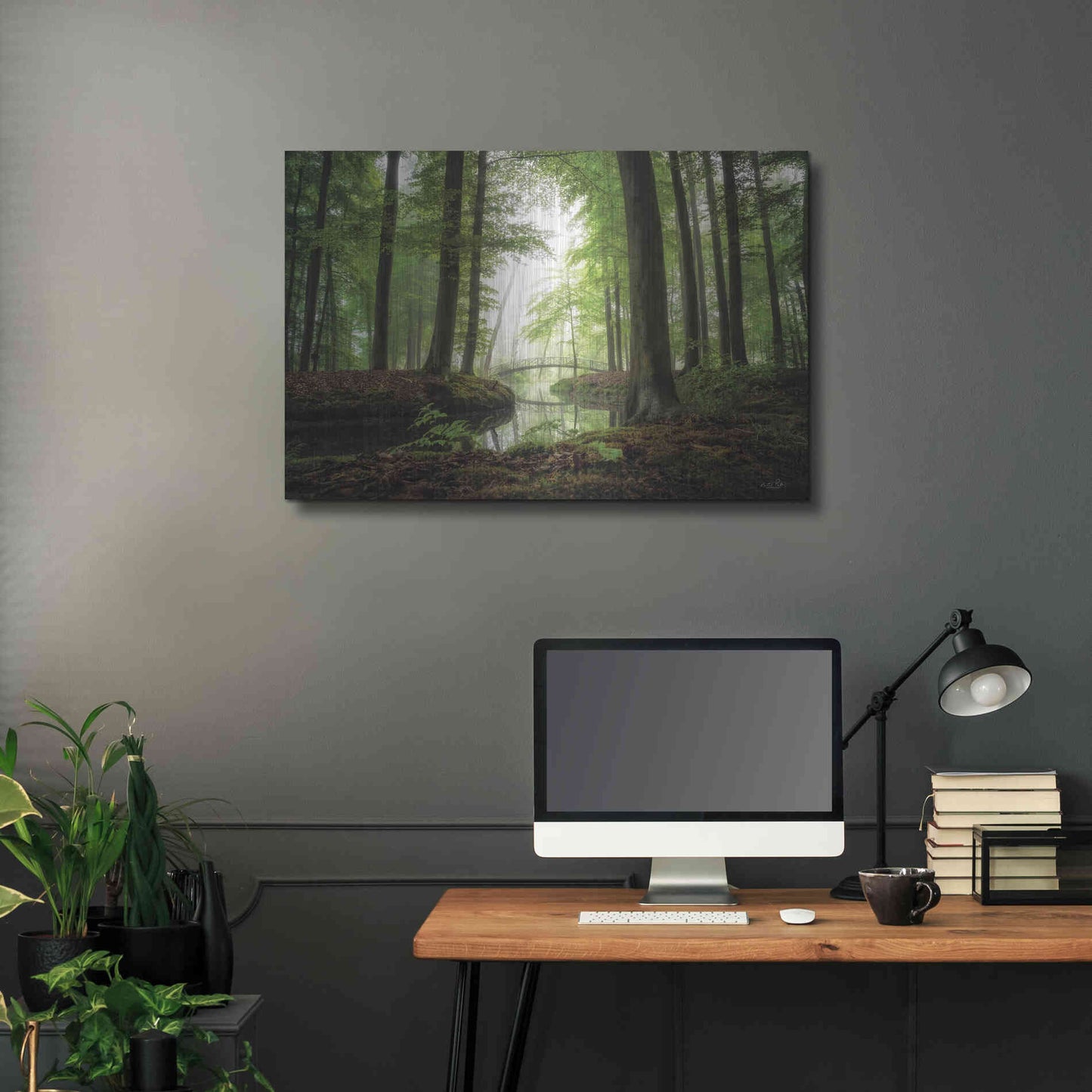 Luxe Metal Art 'On a Beautiful Morning' by Martin Podt, Metal Wall Art,36x24