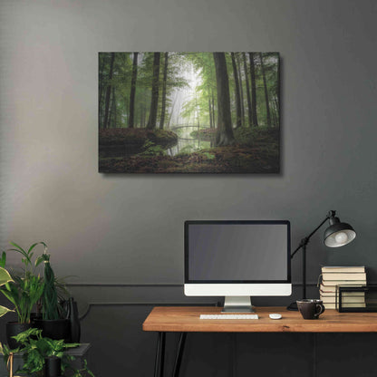 Luxe Metal Art 'On a Beautiful Morning' by Martin Podt, Metal Wall Art,36x24