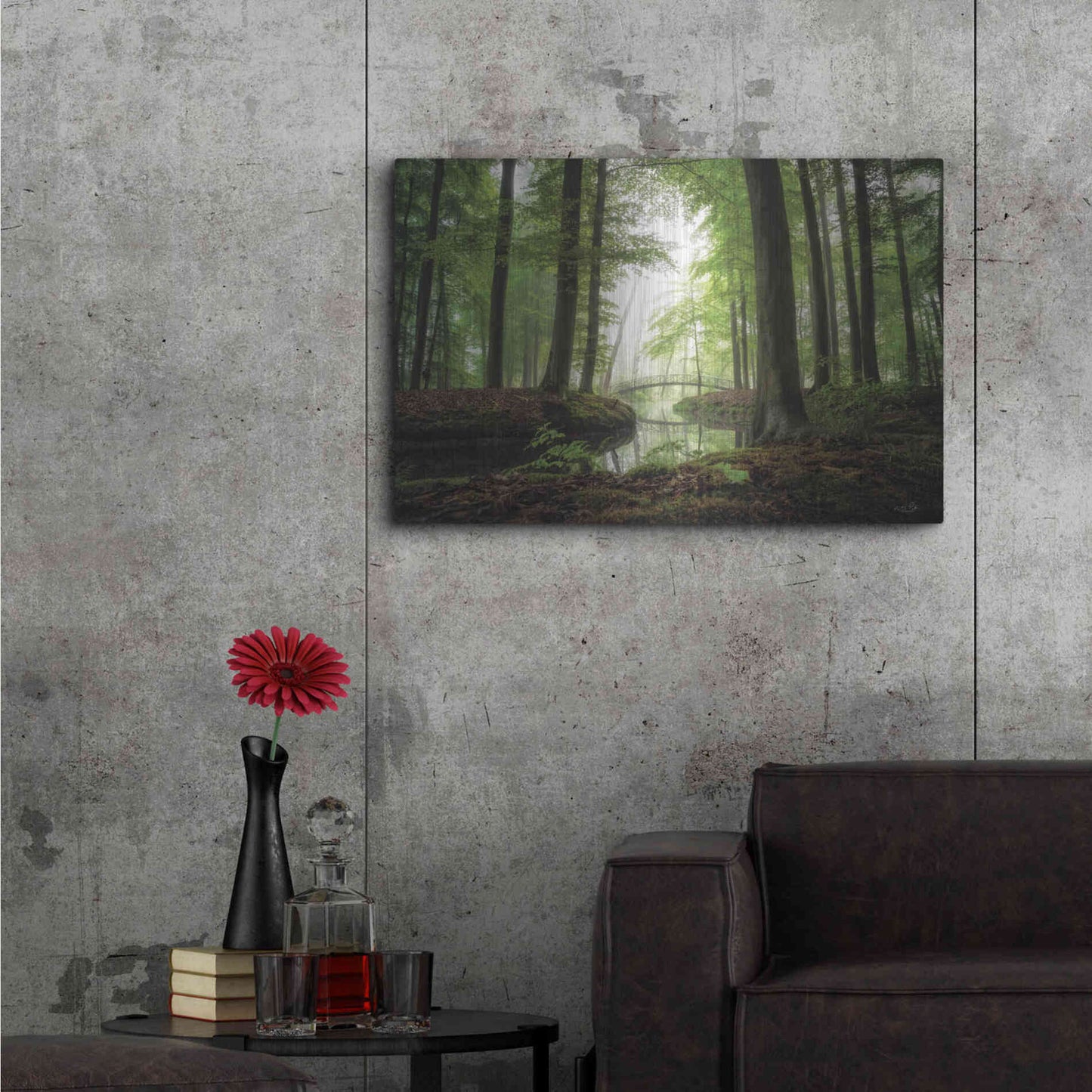 Luxe Metal Art 'On a Beautiful Morning' by Martin Podt, Metal Wall Art,36x24