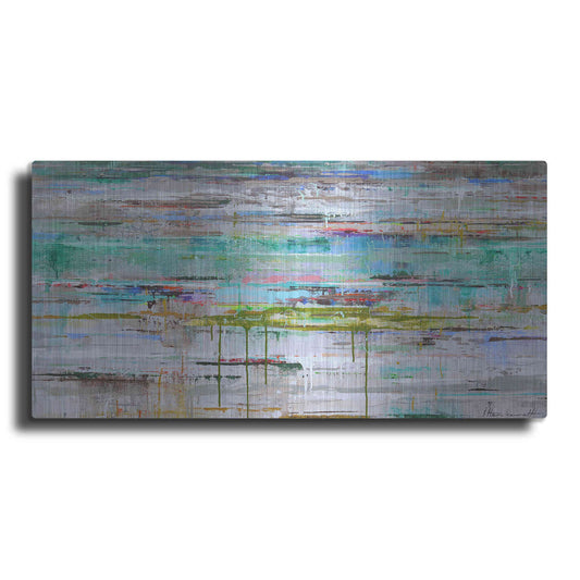 Luxe Metal Art 'Miami Reflection' by Ingeborg Herckenrath, Metal Wall Art