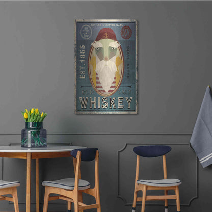 Luxe Metal Art 'Fisherman VIII Old Salt Whiskey' by Ryan Fowler, Metal Wall Art,24x36