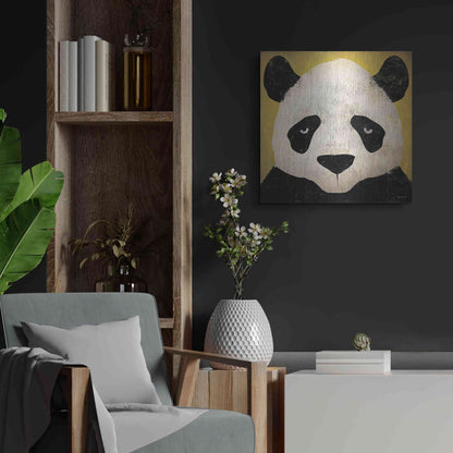 Luxe Metal Art 'Panda' by Ryan Fowler, Metal Wall Art,24x24
