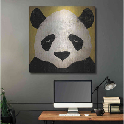 Luxe Metal Art 'Panda' by Ryan Fowler, Metal Wall Art,36x36