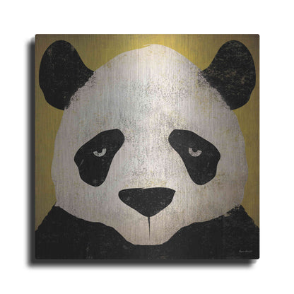 Luxe Metal Art 'Panda' by Ryan Fowler, Metal Wall Art