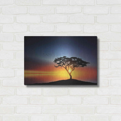 Luxe Metal Art 'The Soft Twilight', Metal Wall Art,24x16