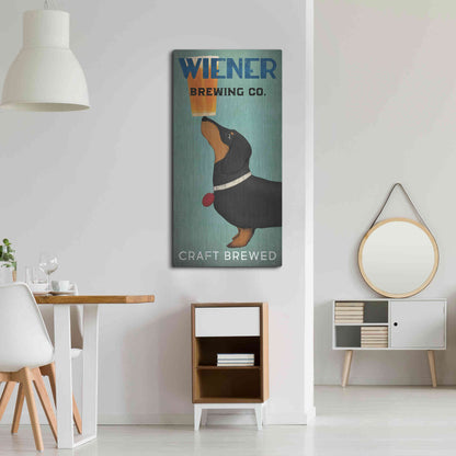 Luxe Metal Art 'Wiener Brewing Co' by Ryan Fowler, Metal Wall Art,24x48