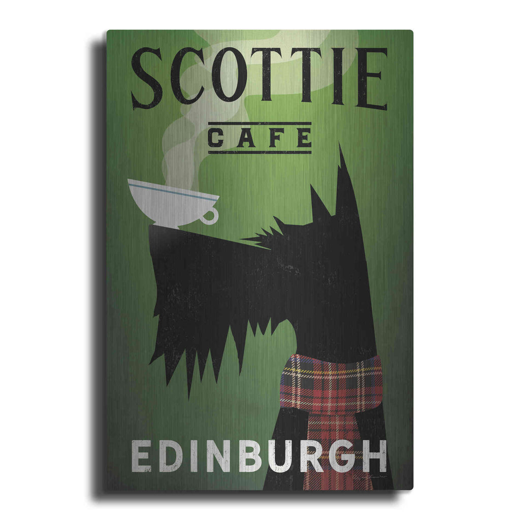 Luxe Metal Art 'Scottie Cafe' by Ryan Fowler, Metal Wall Art