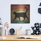 Luxe Metal Art 'Superstition Black Label Whiskey Cat' by Ryan Fowler, Metal Wall Art,12x12