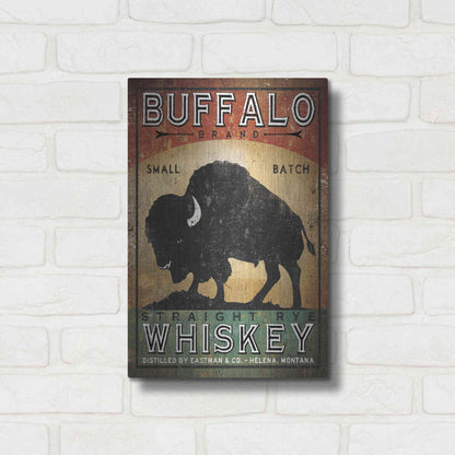 Luxe Metal Art 'Buffalo Whiskey' by Ryan Fowler, Metal Wall Art,12x16
