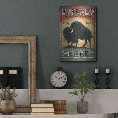 Luxe Metal Art 'Buffalo Whiskey' by Ryan Fowler, Metal Wall Art,12x16