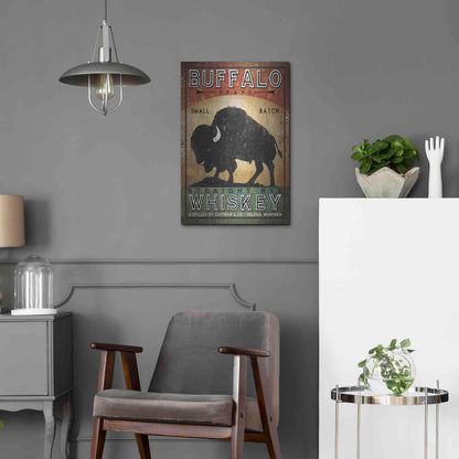 Luxe Metal Art 'Buffalo Whiskey' by Ryan Fowler, Metal Wall Art,16x24