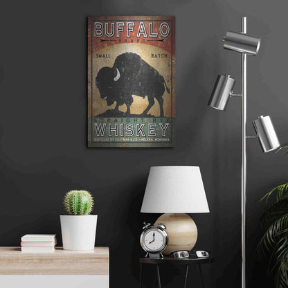 Luxe Metal Art 'Buffalo Whiskey' by Ryan Fowler, Metal Wall Art,16x24
