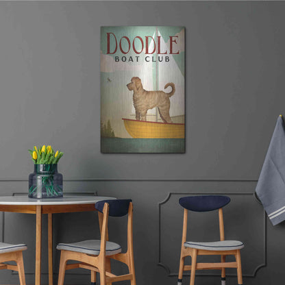 Luxe Metal Art 'Doodle Sail' by Ryan Fowler, Metal Wall Art,24x36