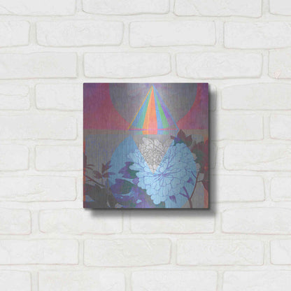 Luxe Metal Art 'High Frequency Nature' by Elena Ray, Metal Wall Art,12x12
