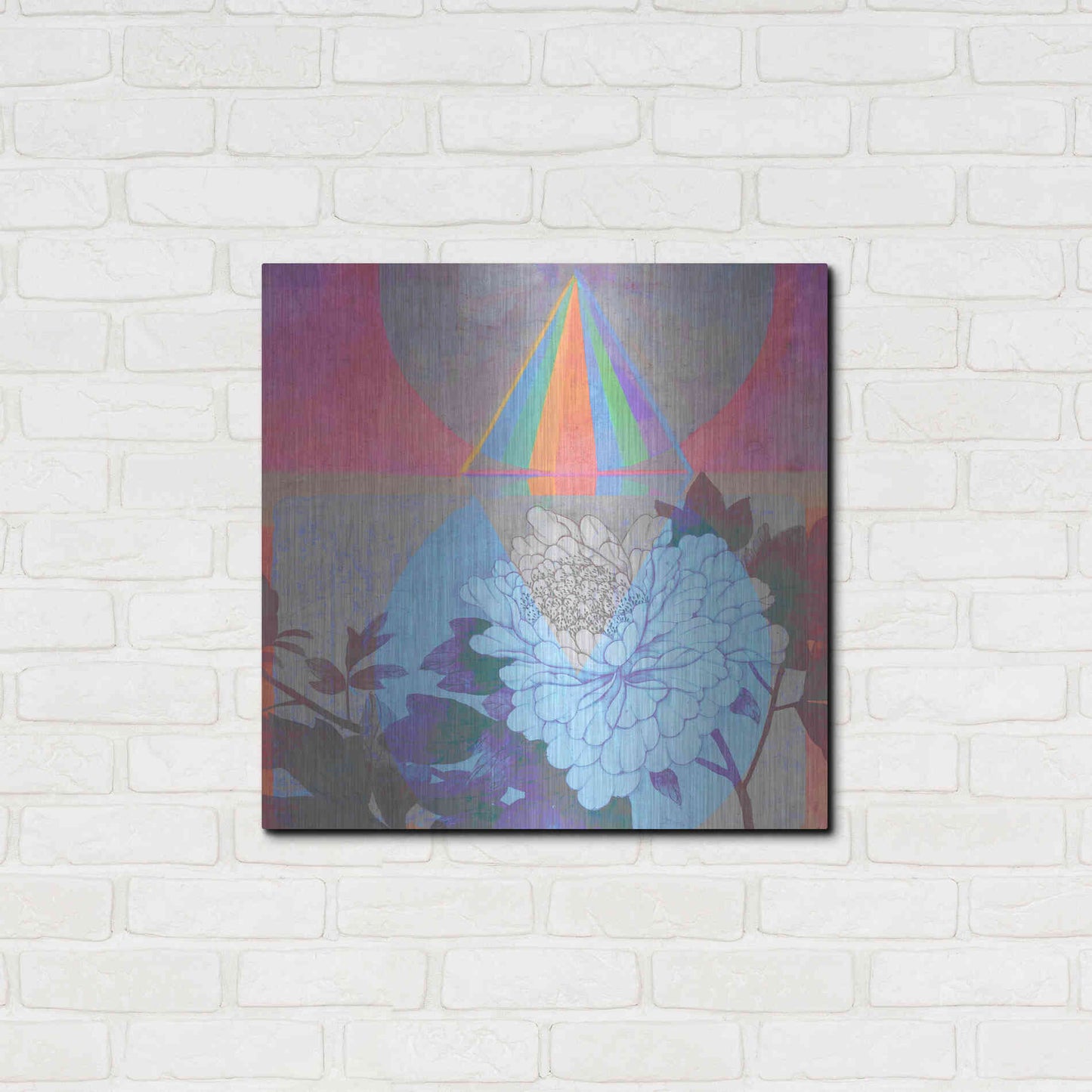 Luxe Metal Art 'High Frequency Nature' by Elena Ray, Metal Wall Art,24x24