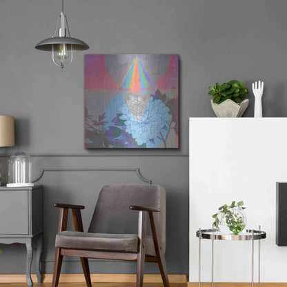 Luxe Metal Art 'High Frequency Nature' by Elena Ray, Metal Wall Art,24x24