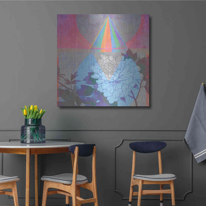 Luxe Metal Art 'High Frequency Nature' by Elena Ray, Metal Wall Art,36x36