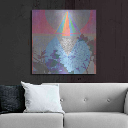 Luxe Metal Art 'High Frequency Nature' by Elena Ray, Metal Wall Art,36x36