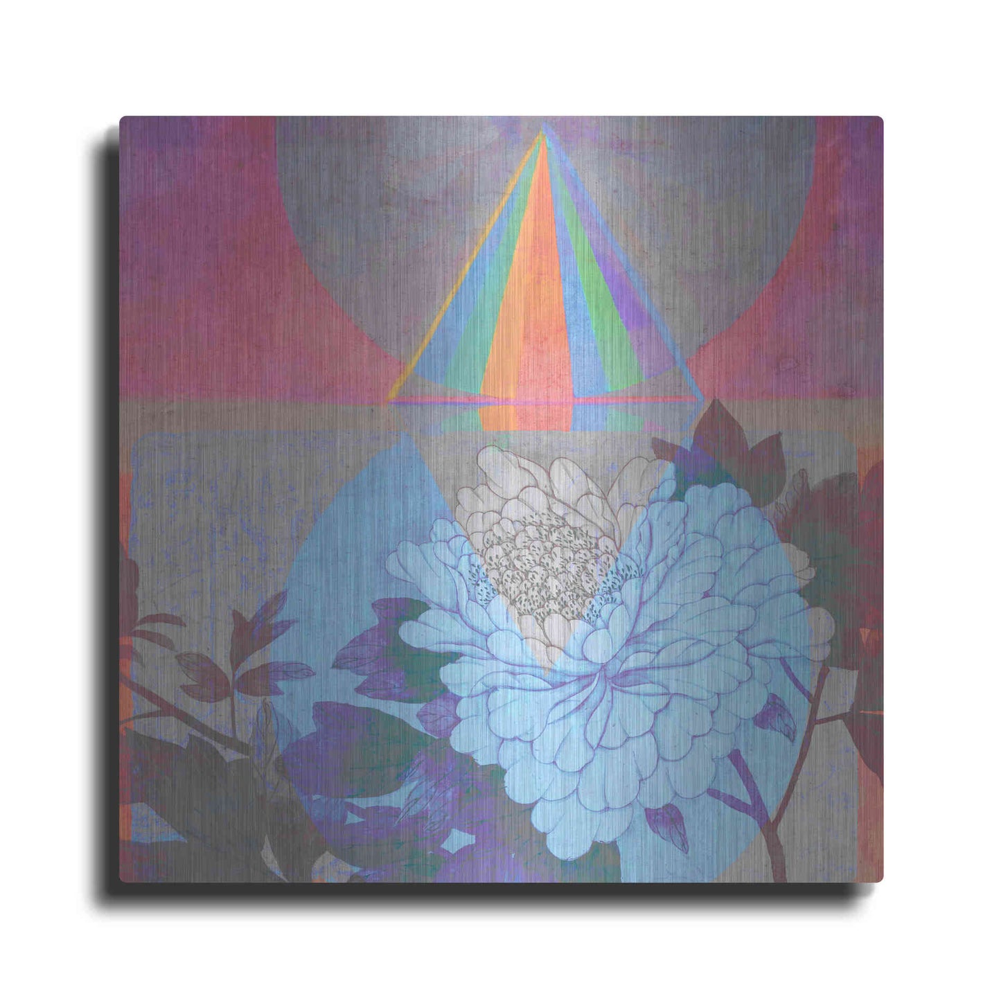Luxe Metal Art 'High Frequency Nature' by Elena Ray, Metal Wall Art
