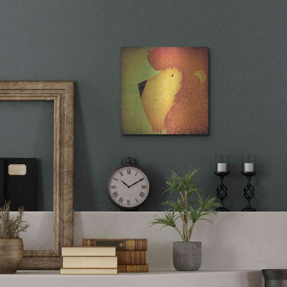 Luxe Metal Art 'Lion Wow' by Ryan Fowler, Metal Wall Art,12x12