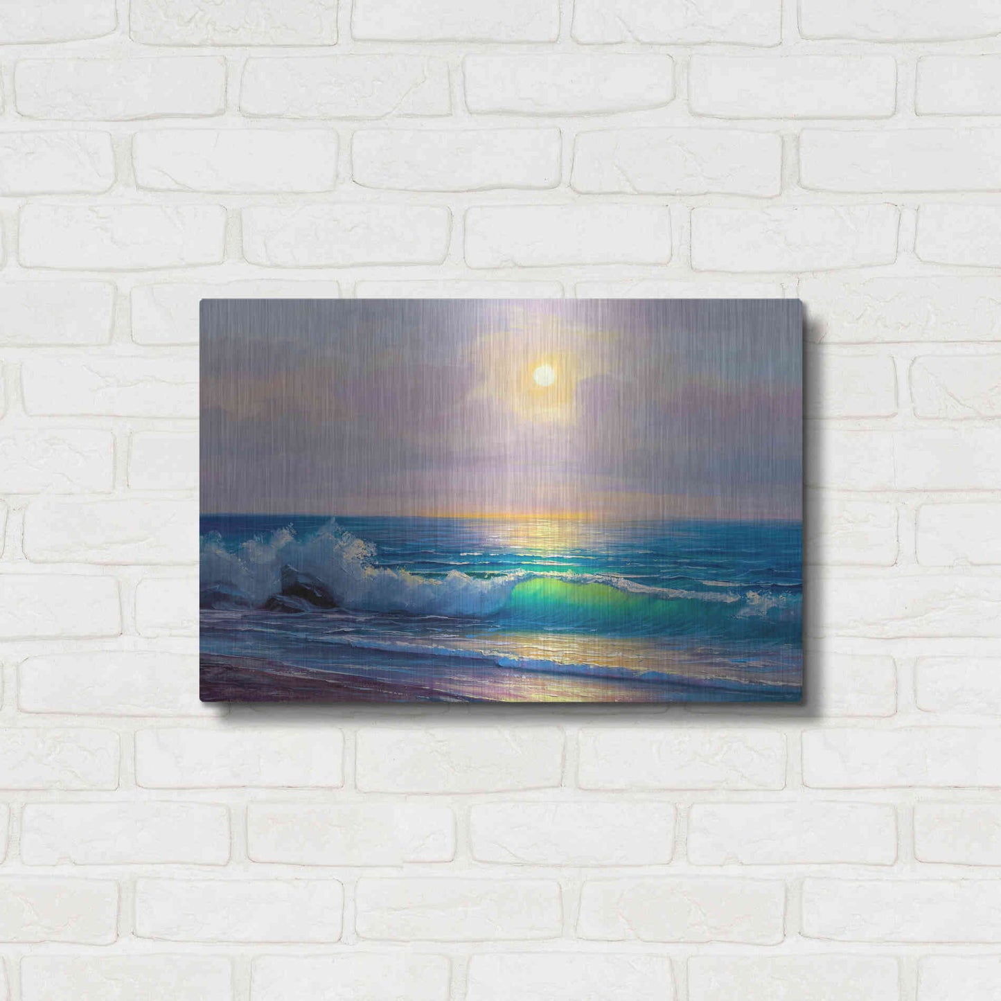 Luxe Metal Art 'Bali Sunset' by Epic Portfolio, Metal Wall Art,24x16