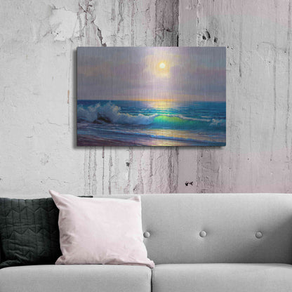 Luxe Metal Art 'Bali Sunset' by Epic Portfolio, Metal Wall Art,36x24