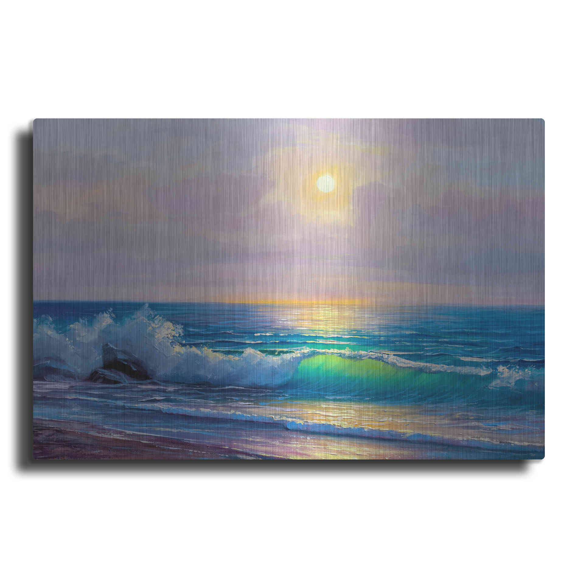 Luxe Metal Art 'Bali Sunset' by Epic Portfolio, Metal Wall Art