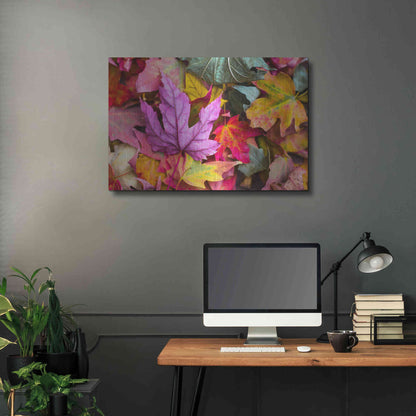 Luxe Metal Art 'Beautiful Fall' by Epic Portfolio, Metal Wall Art,36x24