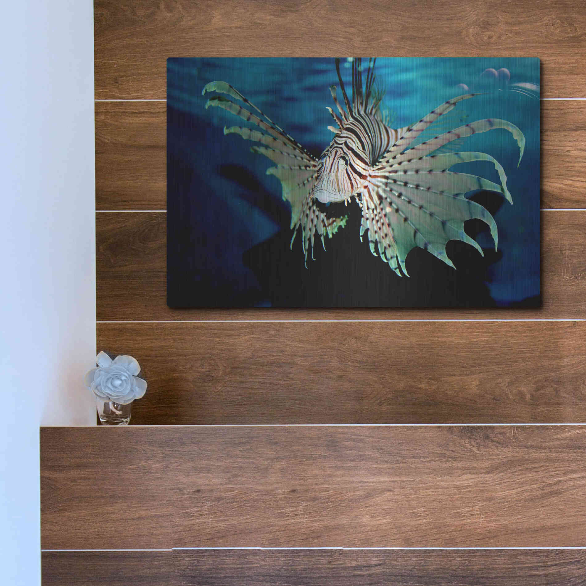 Luxe Metal Art 'BOO' by Epic Portfolio, Metal Wall Art,16x12