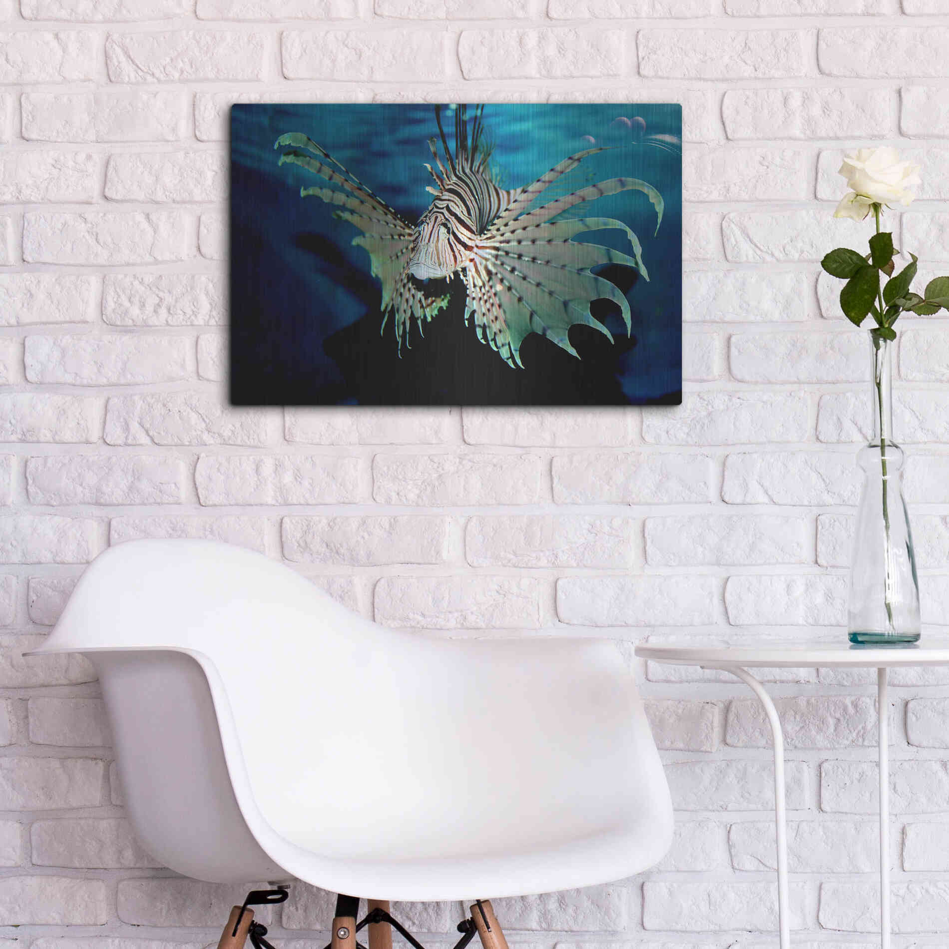 Luxe Metal Art 'BOO' by Epic Portfolio, Metal Wall Art,24x16