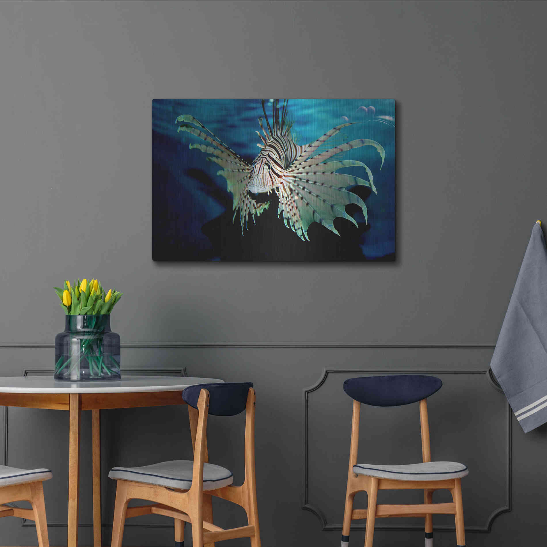 Luxe Metal Art 'BOO' by Epic Portfolio, Metal Wall Art,36x24