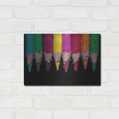 Luxe Metal Art 'Bubbly' by Epic Portfolio, Metal Wall Art,16x12