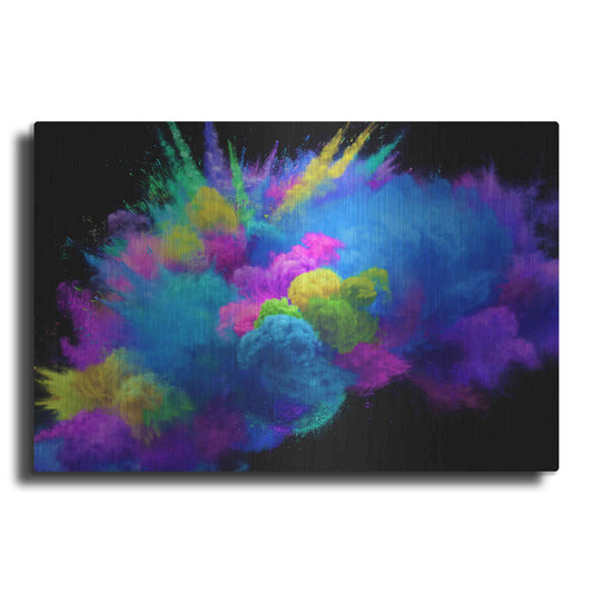 Luxe Metal Art 'Colorful Avalanche' by Epic Portfolio, Metal Wall Art