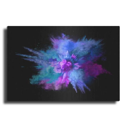 Luxe Metal Art 'Colorful Big Bang' by Epic Portfolio, Metal Wall Art