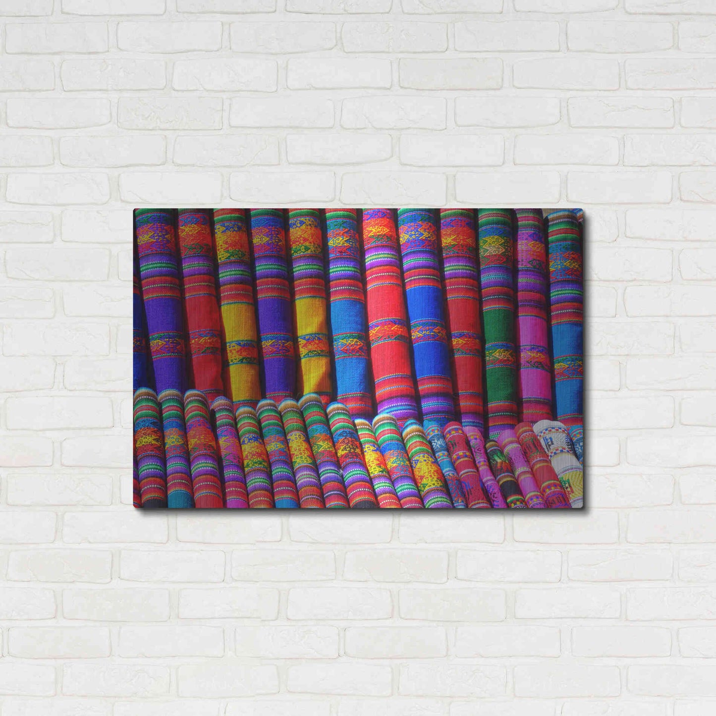 Luxe Metal Art 'Colors of the world' by Epic Portfolio, Metal Wall Art,36x24