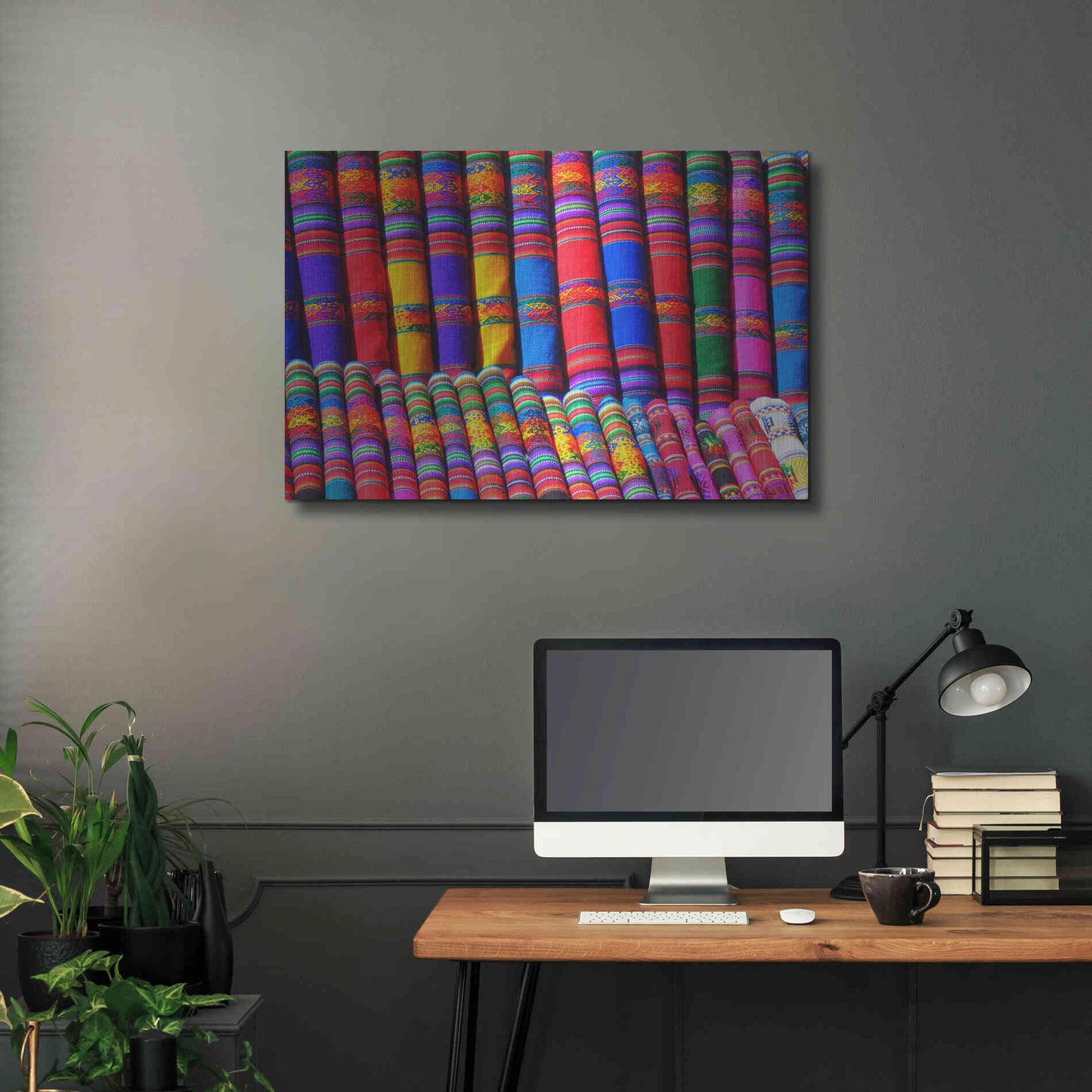 Luxe Metal Art 'Colors of the world' by Epic Portfolio, Metal Wall Art,36x24