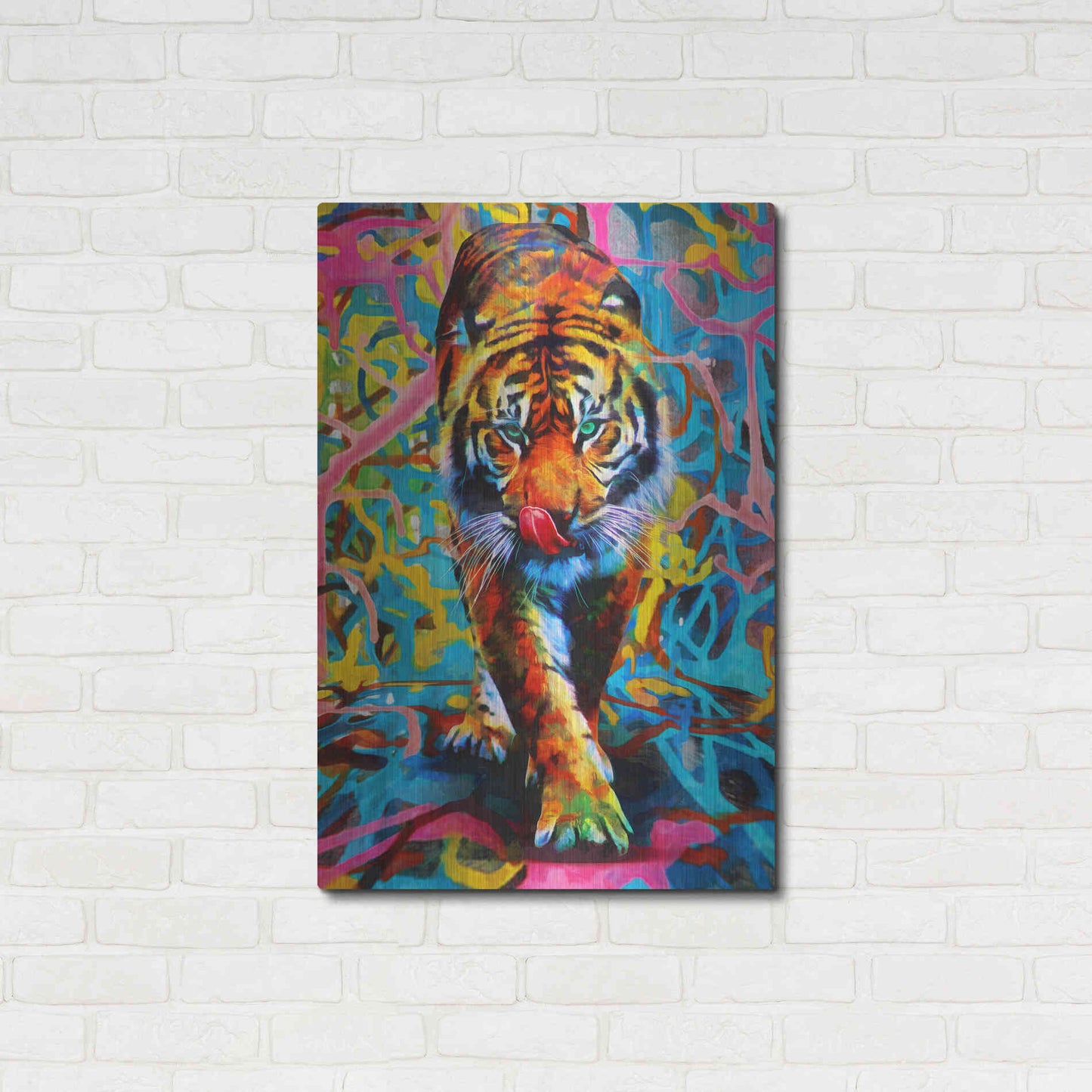 Luxe Metal Art 'Cotton Candy Cobwebs' by Epic Portfolio, Metal Wall Art,24x36