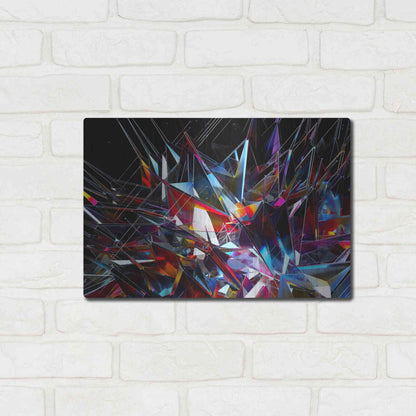 Luxe Metal Art 'Cristalino' by Epic Portfolio, Metal Wall Art,16x12