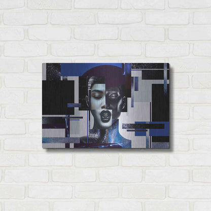 Luxe Metal Art 'Deconstructed Beauty' by Epic Portfolio, Metal Wall Art,24x16