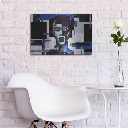 Luxe Metal Art 'Deconstructed Beauty' by Epic Portfolio, Metal Wall Art,24x16