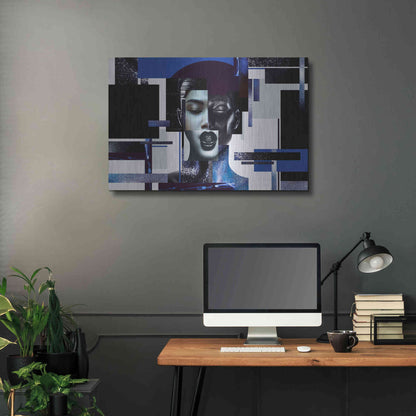 Luxe Metal Art 'Deconstructed Beauty' by Epic Portfolio, Metal Wall Art,36x24