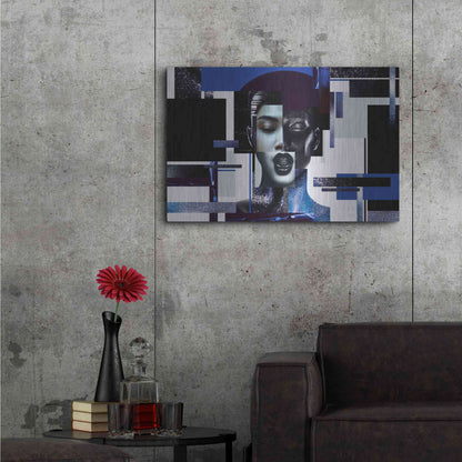 Luxe Metal Art 'Deconstructed Beauty' by Epic Portfolio, Metal Wall Art,36x24