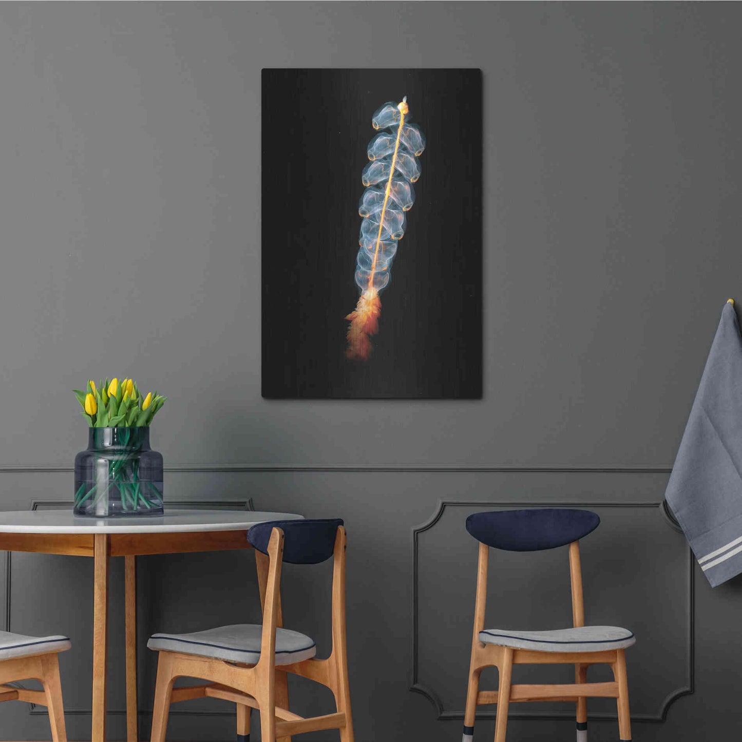 Luxe Metal Art 'Deep Sea Rocket' by Epic Portfolio, Metal Wall Art,24x36