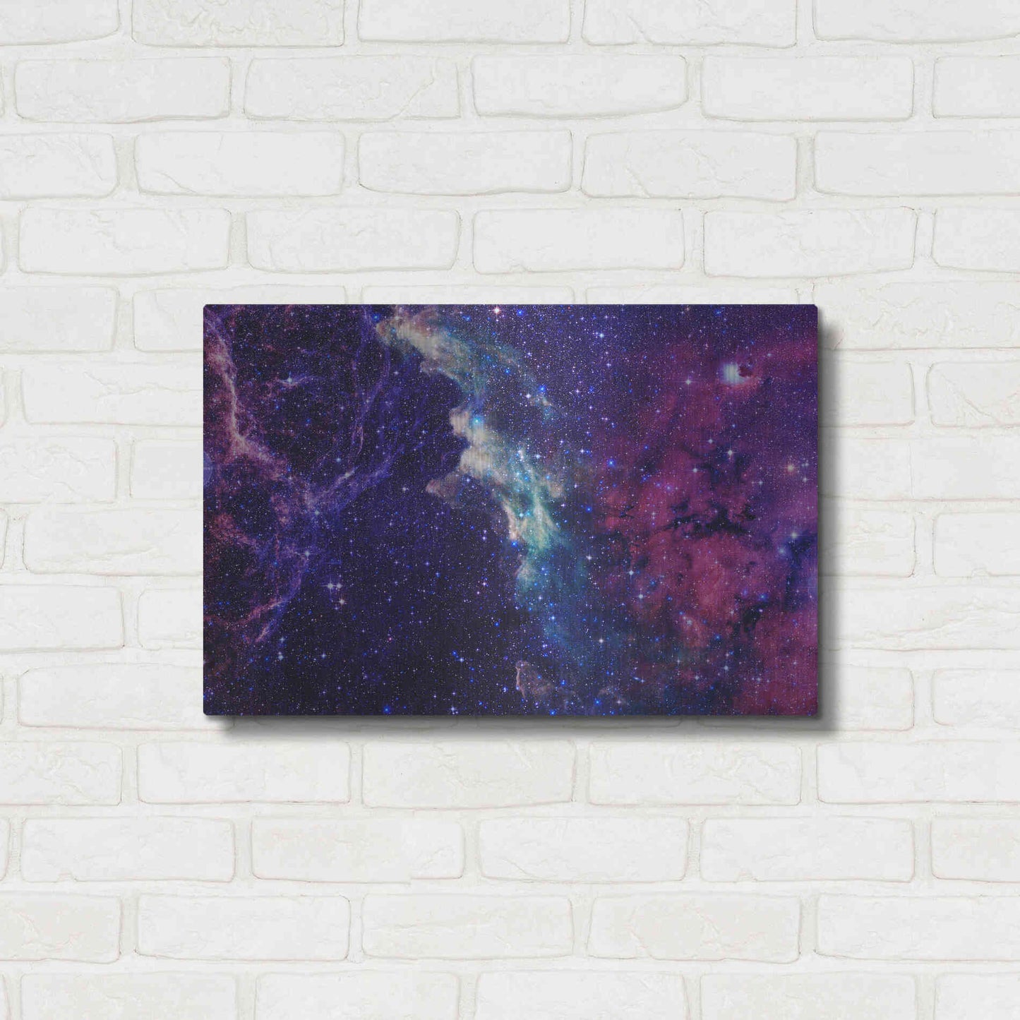 Luxe Metal Art 'Deep Space' by Epic Portfolio, Metal Wall Art,24x16