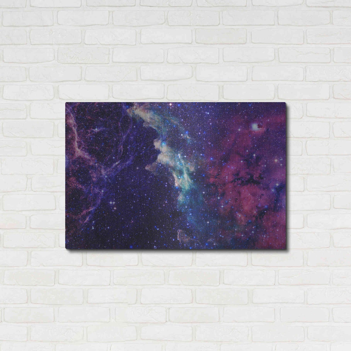 Luxe Metal Art 'Deep Space' by Epic Portfolio, Metal Wall Art,36x24