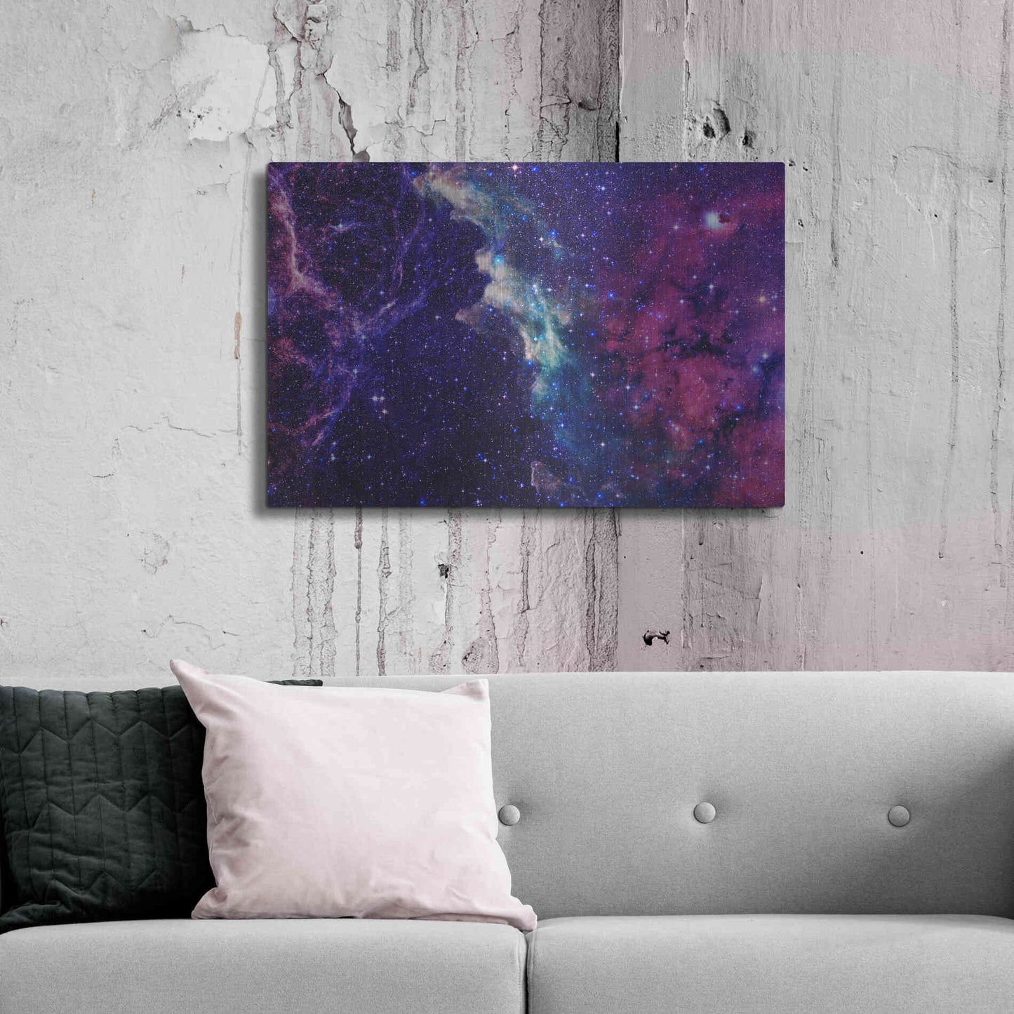 Luxe Metal Art 'Deep Space' by Epic Portfolio, Metal Wall Art,36x24