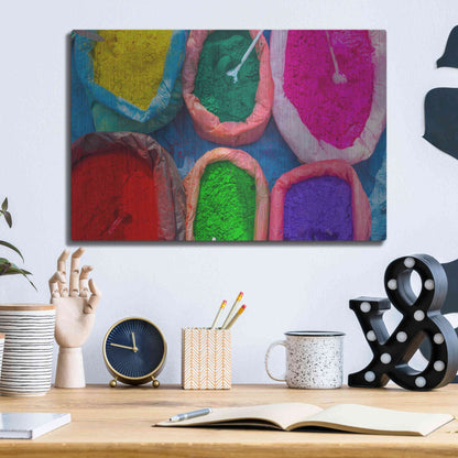 Luxe Metal Art 'Dry Powder' by Epic Portfolio, Metal Wall Art,16x12