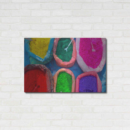 Luxe Metal Art 'Dry Powder' by Epic Portfolio, Metal Wall Art,36x24