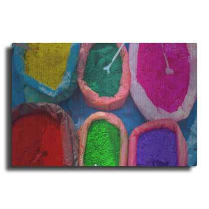 Luxe Metal Art 'Dry Powder' by Epic Portfolio, Metal Wall Art